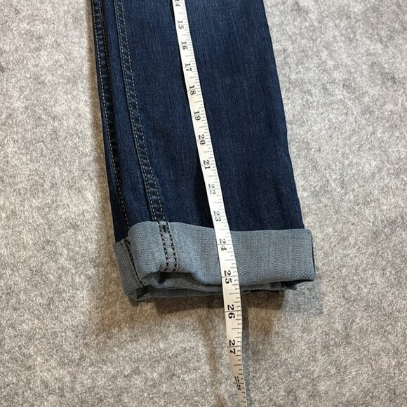 Hudson Bacara Crop Straight Cuffed Jeans, Size 25 - Picture 4 of 14